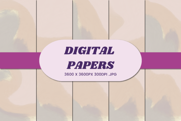 Abstract 7 Brown Digital Paper