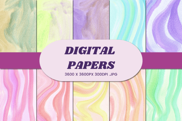 Abstract Watercolor 97 Digital Paper