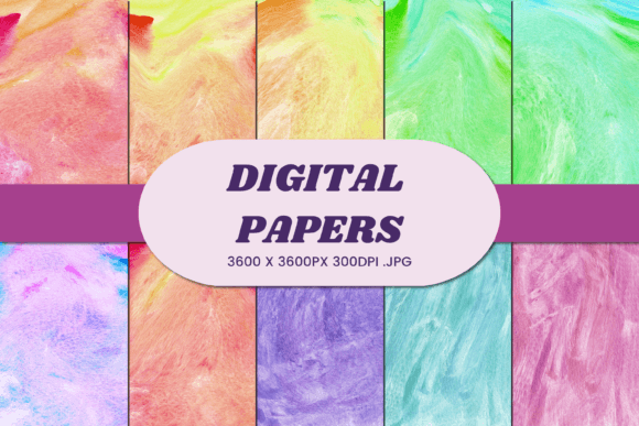 Elevating Brand Aesthetics with Watercolor Abstract 33 Digital Paper