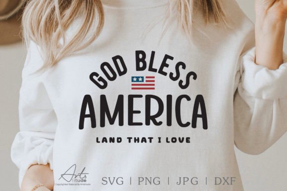 God Bless America Land That I Love SVG