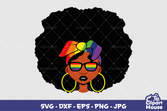 LGBTQIA Afro Bandana: A Versatile Digital Asset for Creative Expression