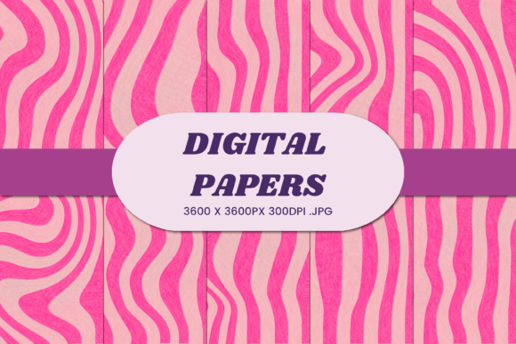 Retro Groovy Pink 1 Digital Paper: A Practical Review for Designers and Creators