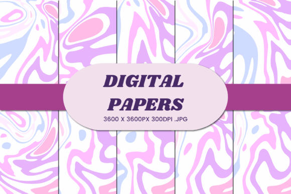 Transform Your Creative Projects with Pastel Marble Pink Blue 8 Digital Paper