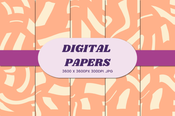 Unlocking Creative Potential with Summer Abstract 11 Orange Digital Paper