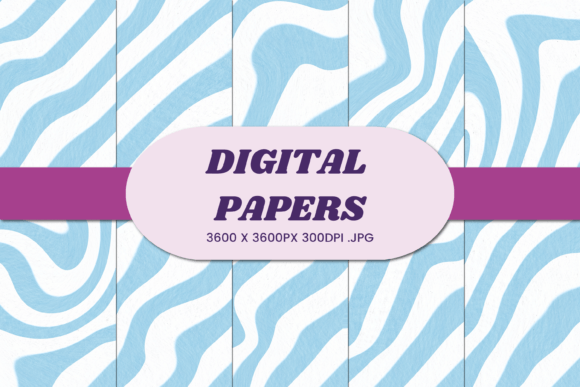 Unlocking Creativity: The Ultimate Guide to Retro Groovy Blue 1 Digital Paper