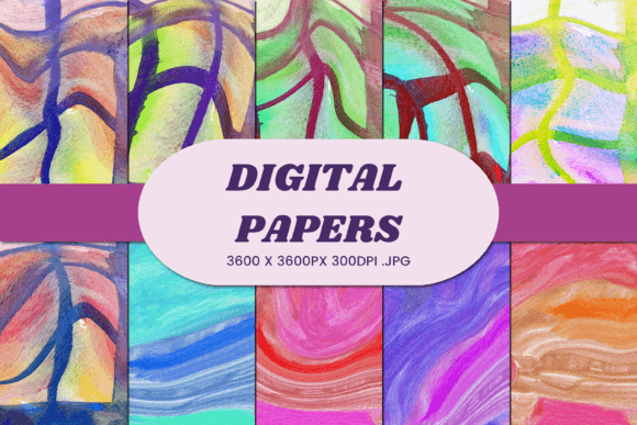 Watercolor Abstract 35 Digital Paper